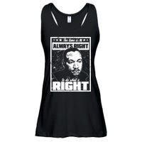 MLK The Time is Always Right to Do What is Right Ladies Essential Flowy Tank