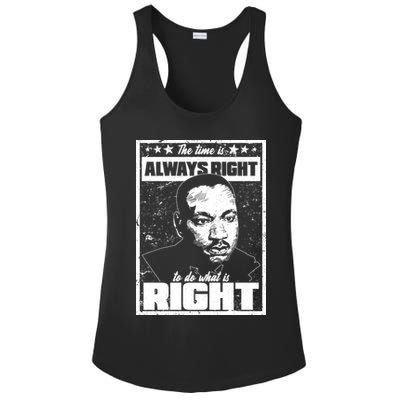 MLK The Time is Always Right to Do What is Right Ladies PosiCharge Competitor Racerback Tank