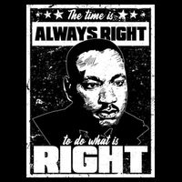 MLK The Time is Always Right to Do What is Right Mousepad