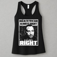 MLK The Time is Always Right to Do What is Right Womens Tank Top