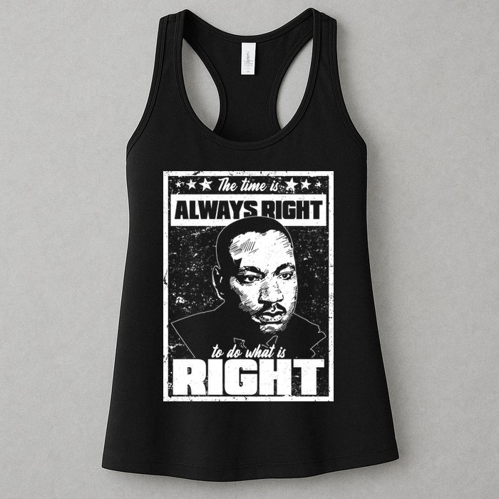 MLK The Time is Always Right to Do What is Right Womens Tank Top