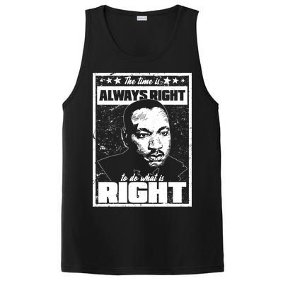 MLK The Time is Always Right to Do What is Right PosiCharge Competitor Tank