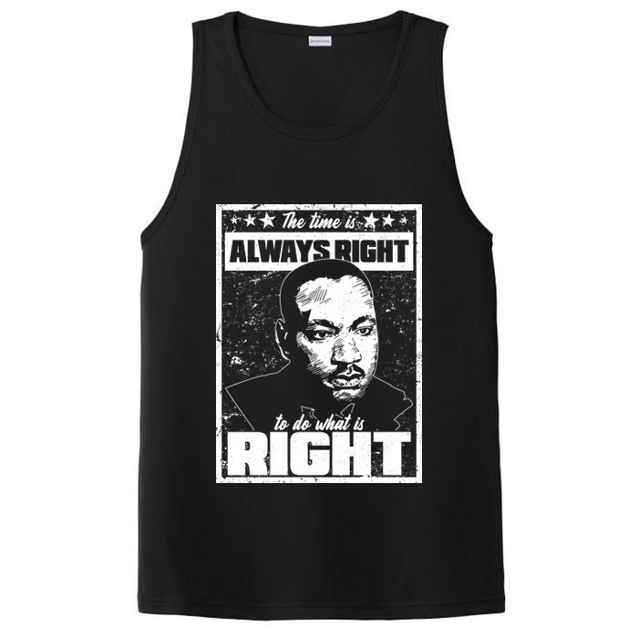 MLK The Time is Always Right to Do What is Right PosiCharge Competitor Tank