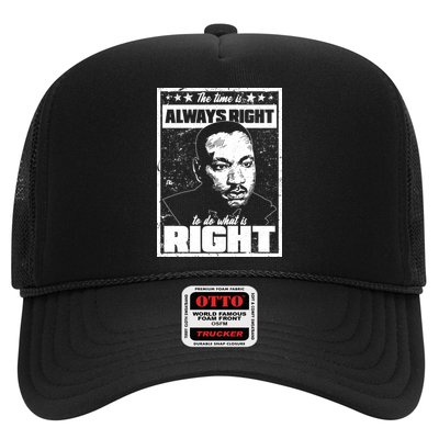 MLK The Time is Always Right to Do What is Right Trucker Hat
