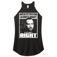 MLK The Time is Always Right to Do What is Right Women's Perfect Tri Rocker Tank