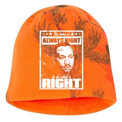 MLK The Time is Always Right to Do What is Right Kati - Camo Knit Beanie