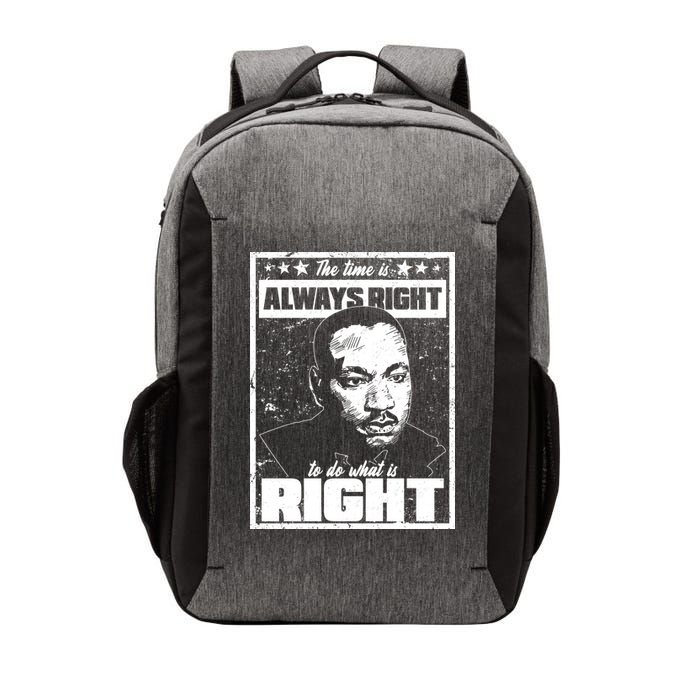 MLK The Time is Always Right to Do What is Right Vector Backpack