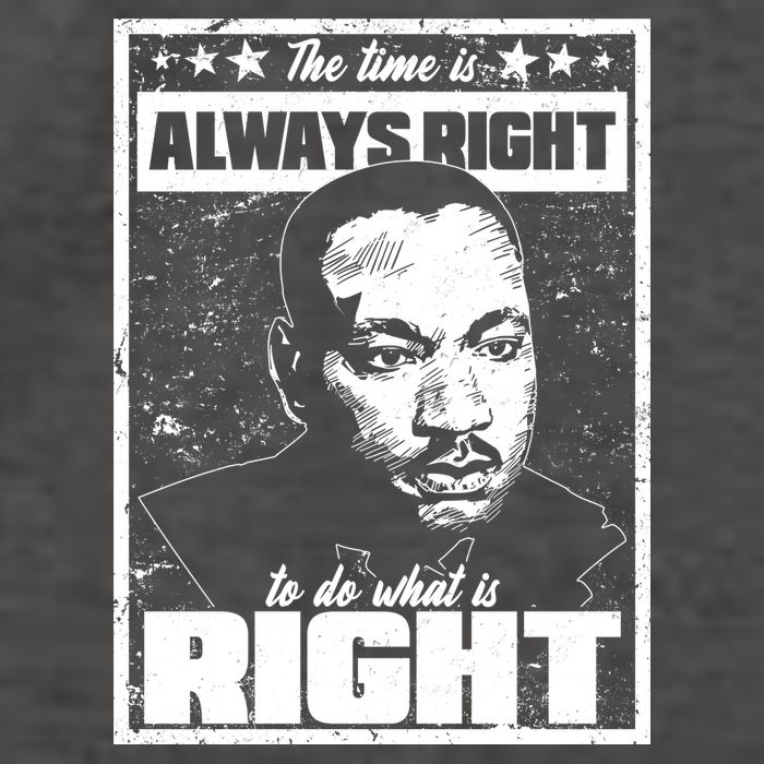 MLK The Time is Always Right to Do What is Right Vector Backpack