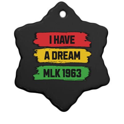 Martin Luther King Day Mlk Day 1963 Black History Month Ceramic Star Ornament