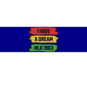 Martin Luther King Day Mlk Day 1963 Black History Month Bumper Sticker