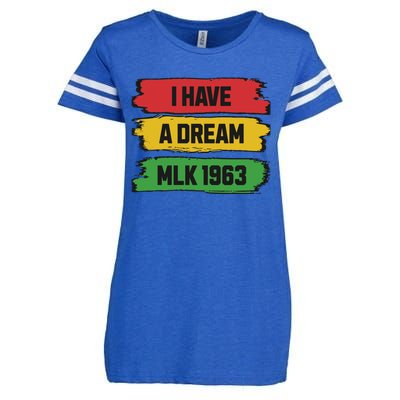 Martin Luther King Day Mlk Day 1963 Black History Month Enza Ladies Jersey Football T-Shirt