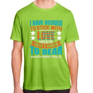 Martin Luther King Quote About Love Motivational MLK Day Adult ChromaSoft Performance T-Shirt