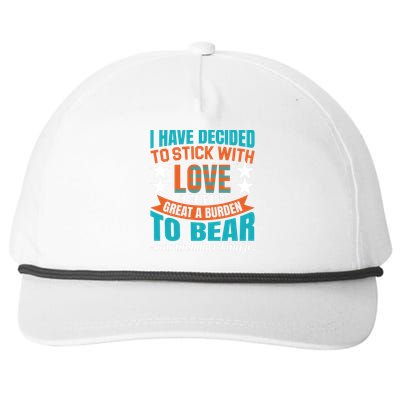 Martin Luther King Quote About Love Motivational MLK Day Snapback Five-Panel Rope Hat