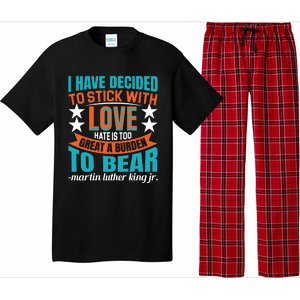 Martin Luther King Quote About Love Motivational MLK Day Pajama Set