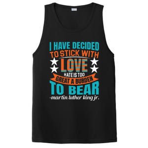 Martin Luther King Quote About Love Motivational MLK Day PosiCharge Competitor Tank