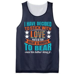 Martin Luther King Quote About Love Motivational MLK Day Mesh Reversible Basketball Jersey Tank