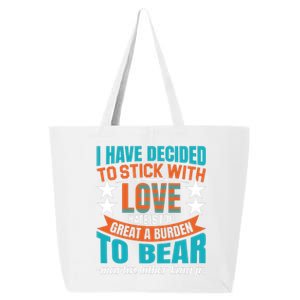 Martin Luther King Quote About Love Motivational MLK Day 25L Jumbo Tote