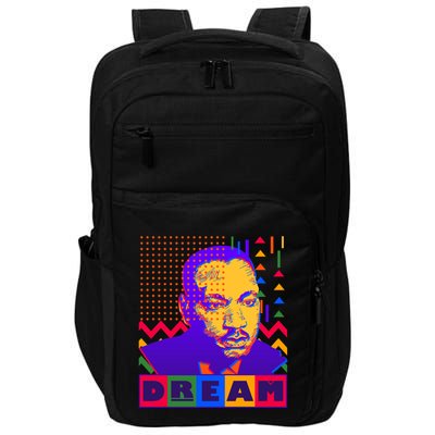 Martin Luther King Dream Colorful 80's Pop Art Impact Tech Backpack