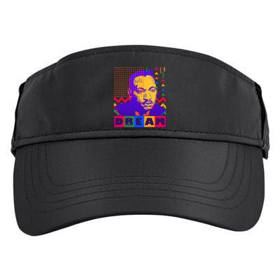 Martin Luther King Dream Colorful 80's Pop Art Adult Drive Performance Visor