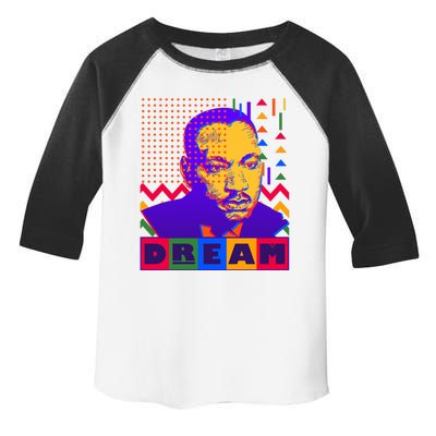 Martin Luther King Dream Colorful 80's Pop Art Toddler Fine Jersey T-Shirt