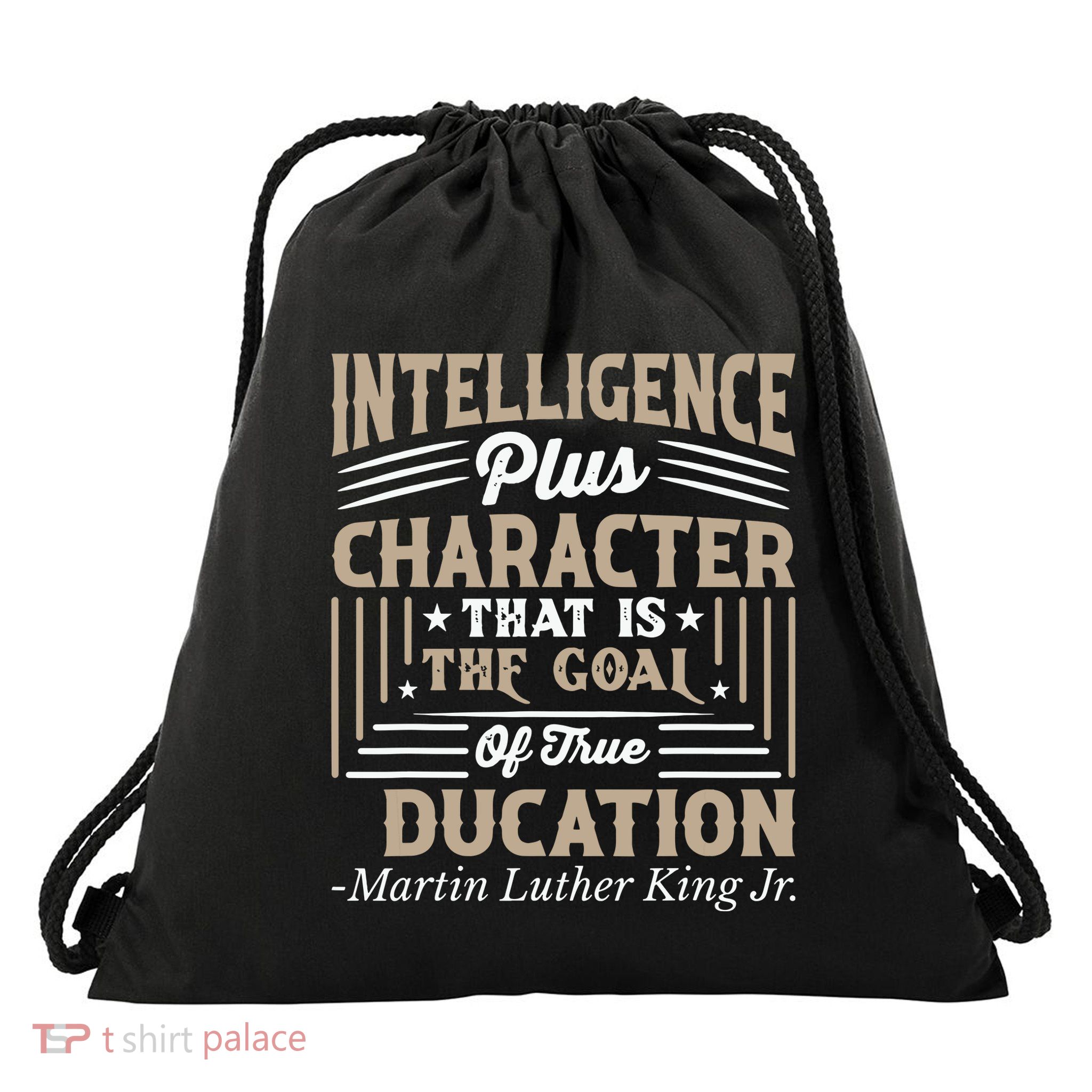 Martin Luther King Jr Drawstring Bag