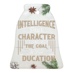 Martin Luther King Jr Ceramic Bell Ornament