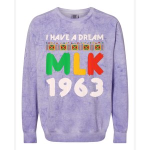 Martin Luther King Jr MLK Day Black History Design Colorblast Crewneck Sweatshirt