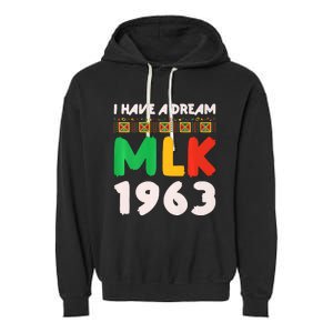 Martin Luther King Jr MLK Day Black History Design Garment-Dyed Fleece Hoodie