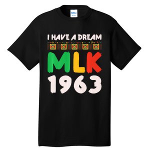 Martin Luther King Jr MLK Day Black History Design Tall T-Shirt