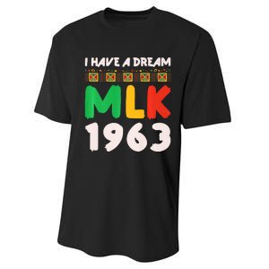 Martin Luther King Jr MLK Day Black History Design Performance Sprint T-Shirt