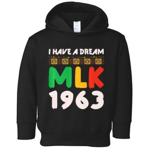 Martin Luther King Jr MLK Day Black History Design Toddler Hoodie