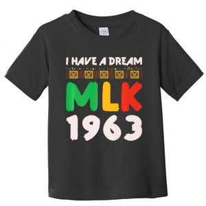 Martin Luther King Jr MLK Day Black History Design Toddler T-Shirt