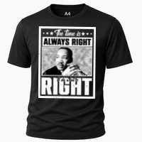 Martin Luther King Jr The Time Is Always Right To Do What Is Right Performance Shirt