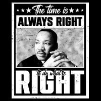 Martin Luther King Jr The Time Is Always Right To Do What Is Right Impact Tech Backpack