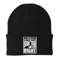 Martin Luther King Jr The Time Is Always Right To Do What Is Right Beanie