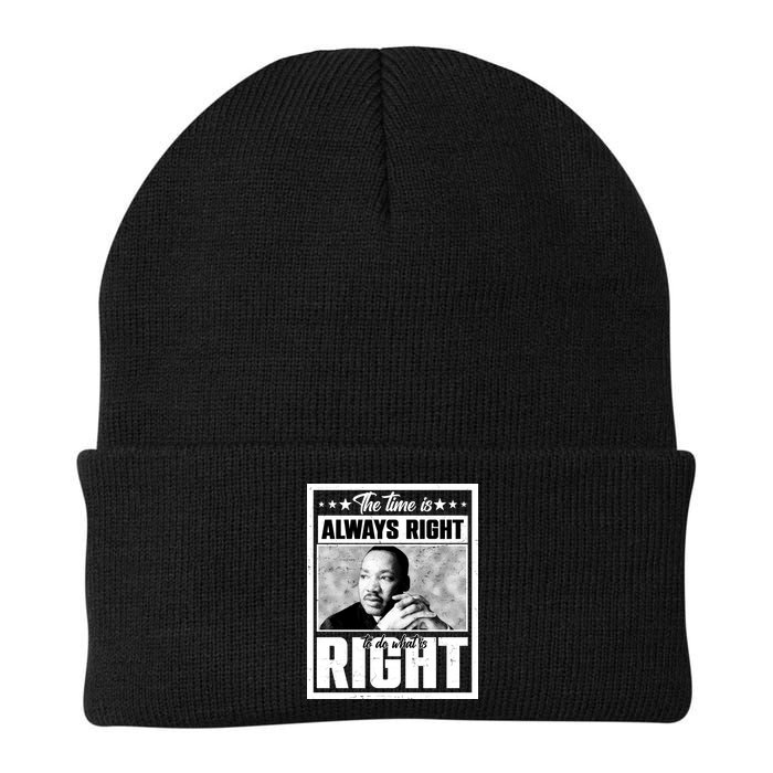 Martin Luther King Jr The Time Is Always Right To Do What Is Right Beanie