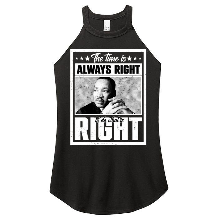 Martin Luther King Jr The Time Is Always Right To Do What Is Right Women's Perfect Tri Rocker Tank