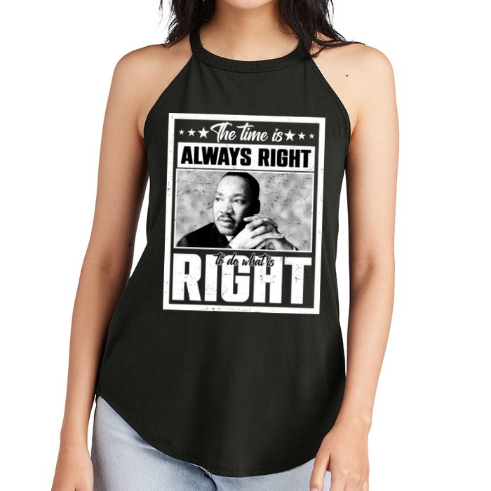 Martin Luther King Jr The Time Is Always Right To Do What Is Right Women's Perfect Tri Rocker Tank
