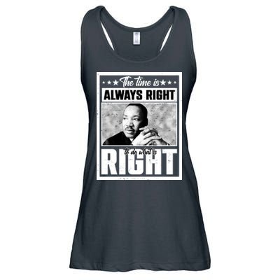 Martin Luther King Jr The Time Is Always Right To Do What Is Right Ladies Essential Flowy Tank
