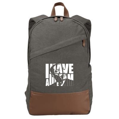 Martin Luther King Day I Have A Dream Mlk Day Cotton Canvas Backpack
