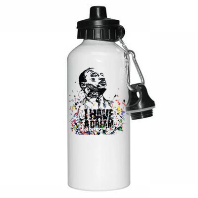 Martin Luther King Jr Day I Have A Dream Mlk Day Aluminum Water Bottle