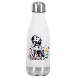 Martin Luther King Jr Day I Have A Dream Mlk Day Stainless Steel Insulated Water Bottle