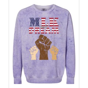 Martin Luther King Jr. MLK Dream Day Colorblast Crewneck Sweatshirt