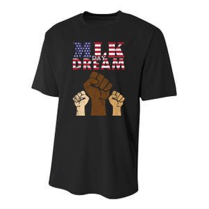 Martin Luther King Jr. MLK Dream Day Youth Performance Sprint T-Shirt