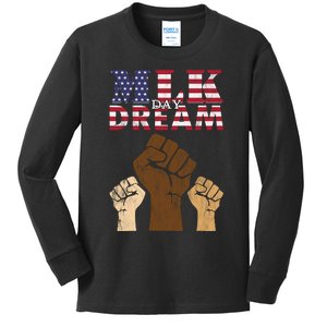 Martin Luther King Jr. MLK Dream Day Kids Long Sleeve Shirt