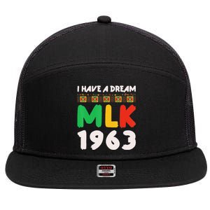 Martin Luther King jr MLK Day Black History 7 Panel Mesh Trucker Snapback Hat