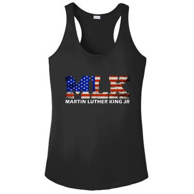 Martin Luther King Jr Day Funny MLK Vintage Freedom Gift Ladies PosiCharge Competitor Racerback Tank