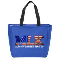 Martin Luther King Jr Day Funny MLK Vintage Freedom Gift Zip Tote Bag