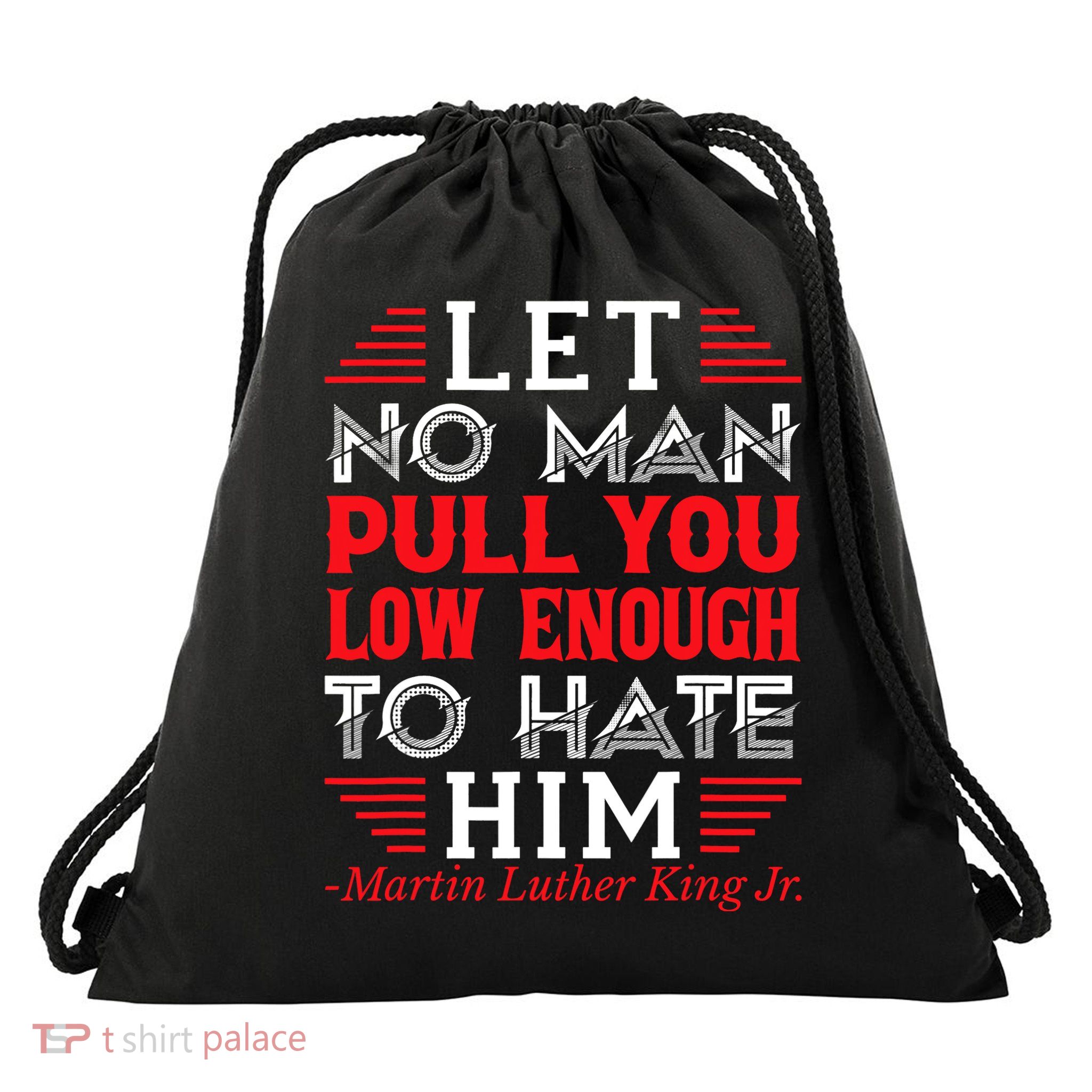 Martin Luther King Jr Drawstring Bag