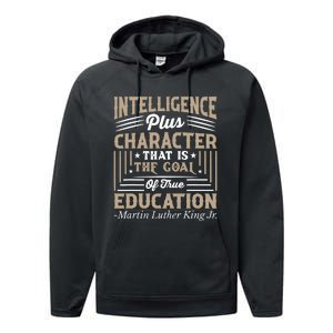 Martin Luther King Jr MLK Day Performance Fleece Hoodie